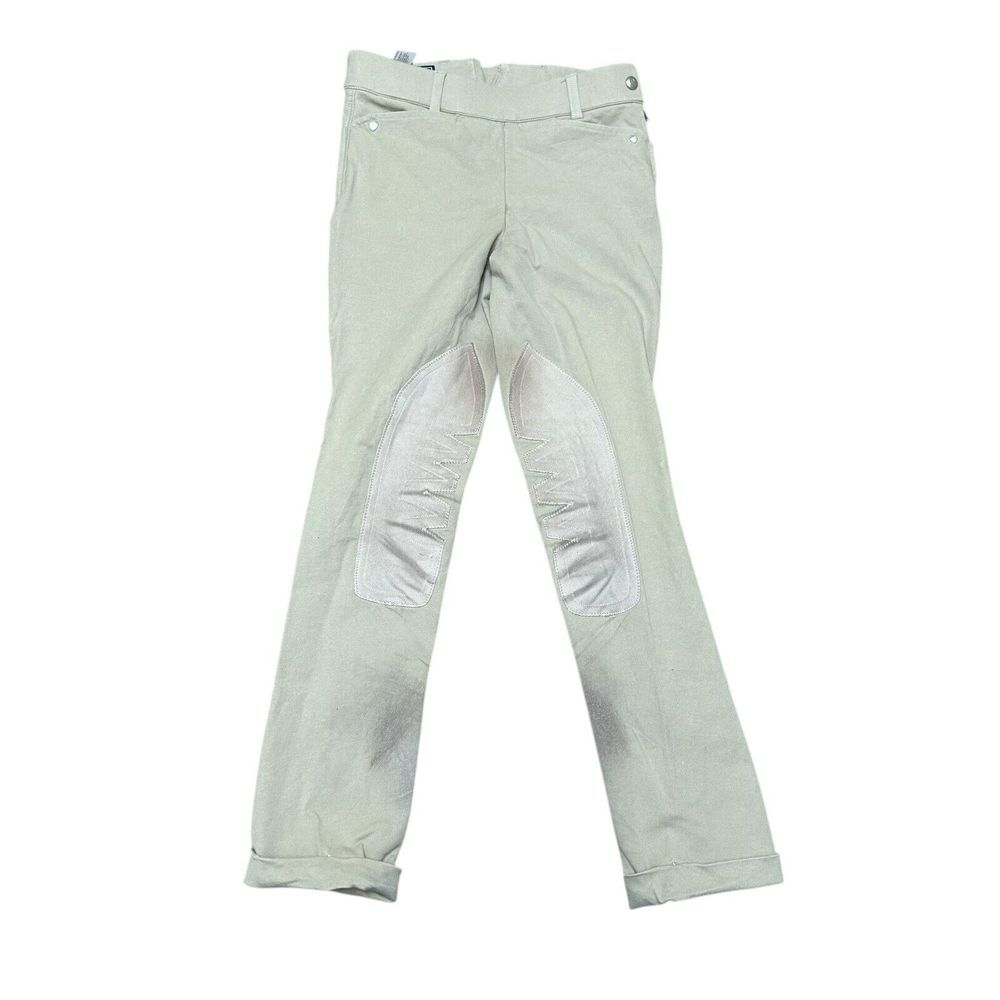 ARIAT‎ Heritage Knee Patch Breech Girls Size 12R Riding Pants Tan Beige